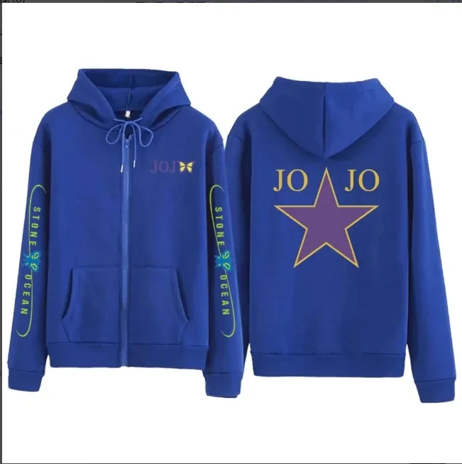 Anime Jojo's Bizarre Adventure Stone Ocean butterfly Hoodies Loose Unisex Anime Style Hoodie Autumn Spring Top sweatshirt — image 5