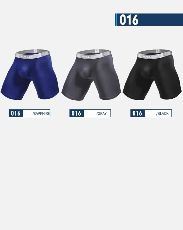 Boxer grande taille XL-7XL pour hommes, sous-vêtement modal, culotte respirante avec pochette, sous-vêtement à jambes moyennes et longues, Cueca Hombre — image 11