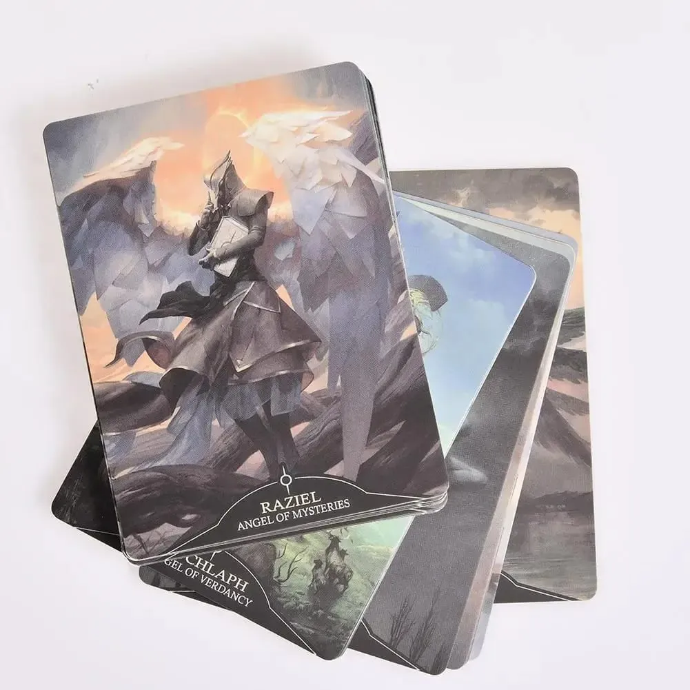 Angelarium Oracle Of Emanations Card Games 33pcs English Version board games