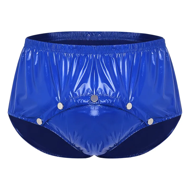 Waterdichte luierbroekjes voor heren met drukknoppen aan de voorkant Anti-lek adaptieve ondergoedshorts voor ouderen met speciale behoeften — image 8