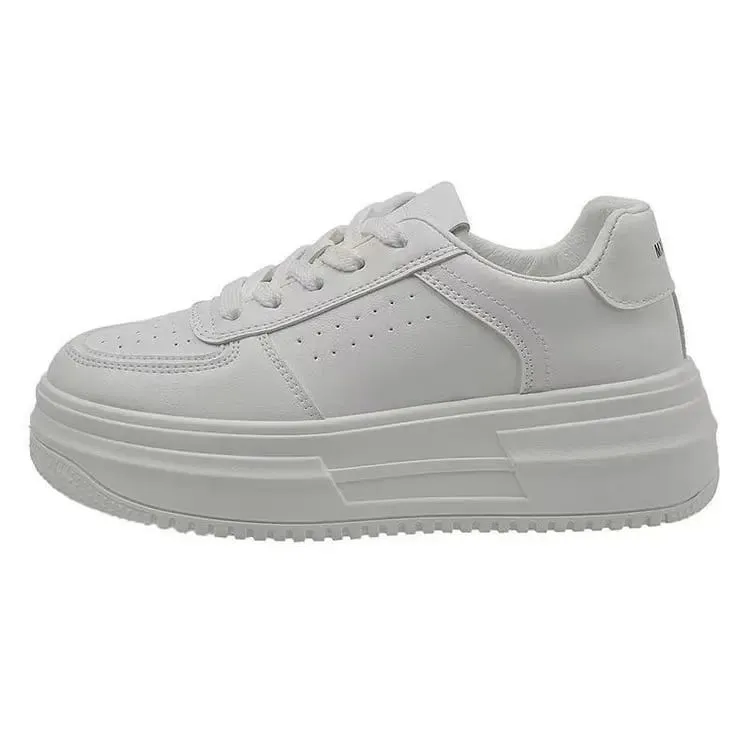 Women Platform Canvas Shoes Height Increasing Chunky Sneakers For youth girls Outdoor trainers Female Ladies Thick Sole Footwear — image 5