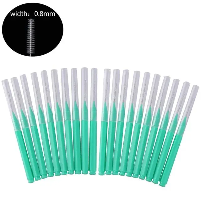 20Pcs Mini Eyebrow Brush Brow Perm Brush Disposable Brow Lifting Brushes Bendable Micro Eyelash Brush Applicators Makeup Tools — image 11