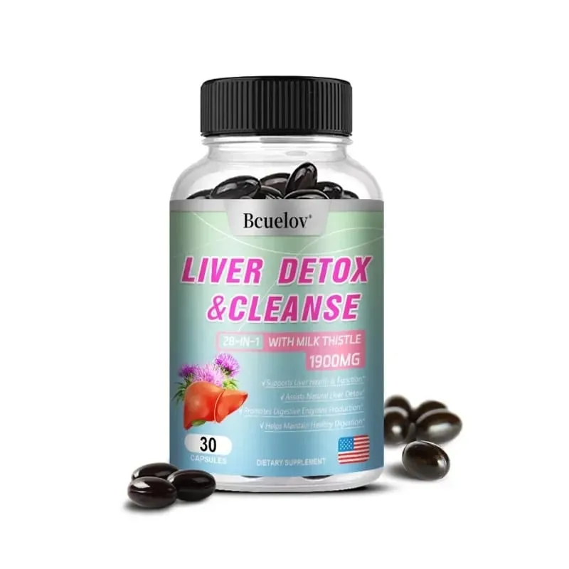 Liver Purification Detoxification and Repair Capsules - Improve Indigestion and Promote The Production of Digestive Enzymes