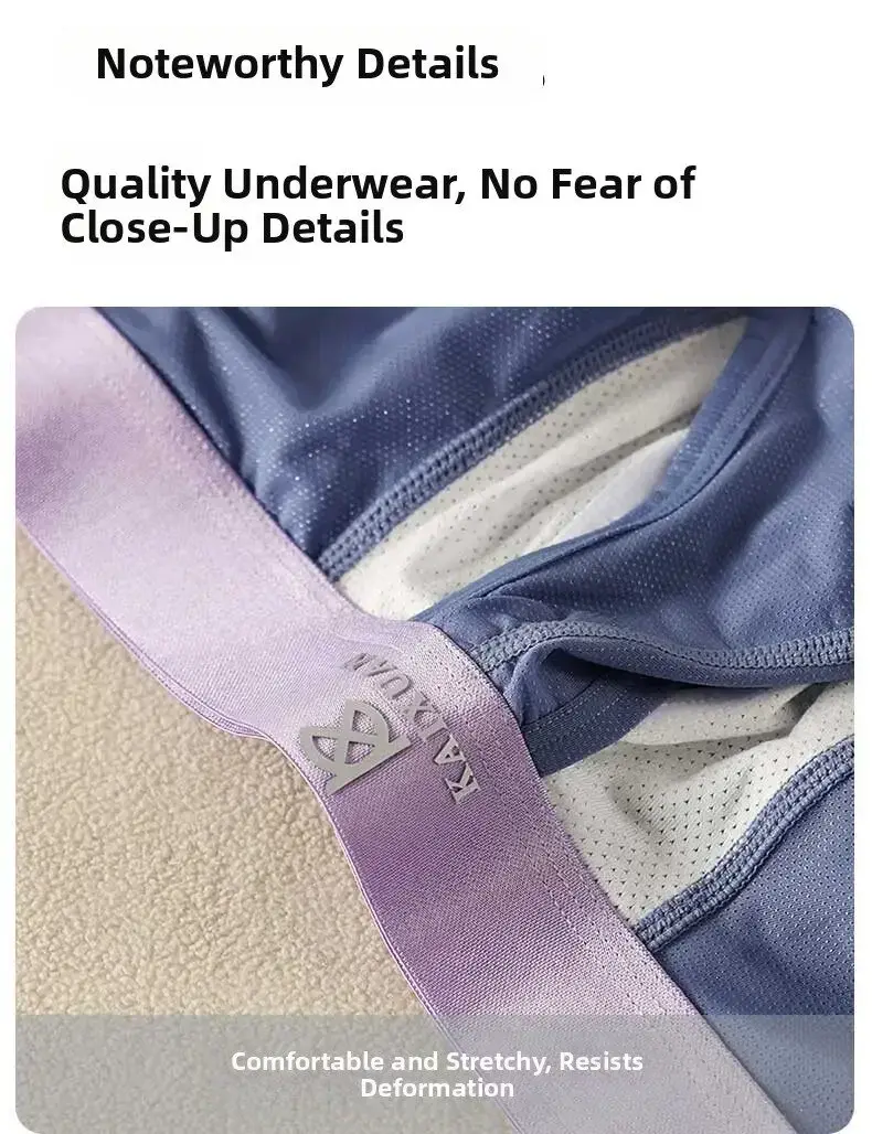 Ropa interior de seda de hielo de verano para hombre, Bóxer de secado rápido, pantalones cortos ligeros, transpirables, abertura lateral Separable, bragas no desmontables — image 11