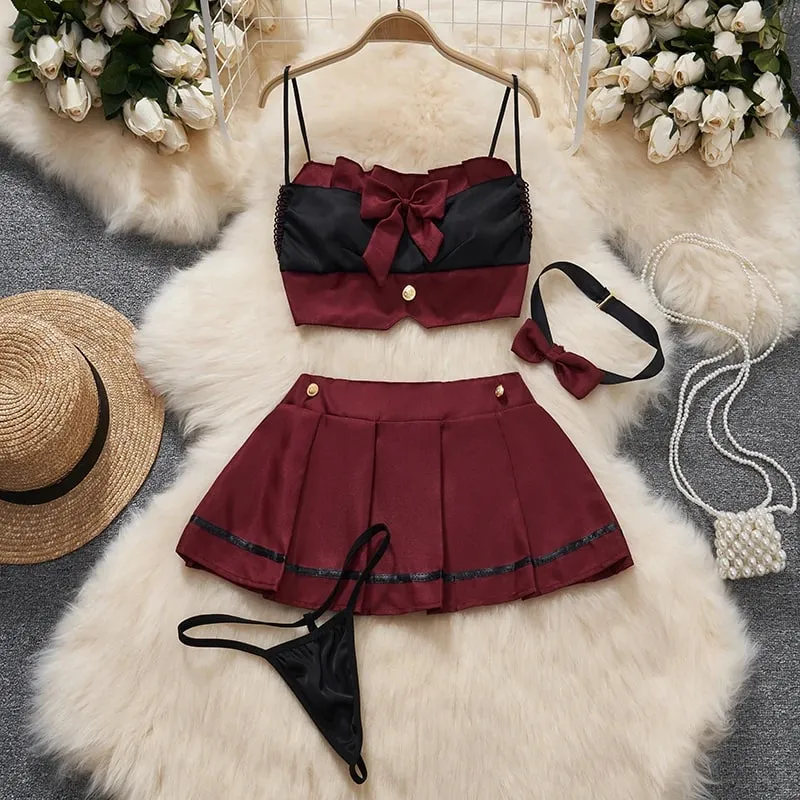 Women' Halter Neck Sleeveless Playsuit Sexy Cute Cow Black And White Contrast Bodysuit Hollow Lace Up Backless Erotic Lingerie — image 24