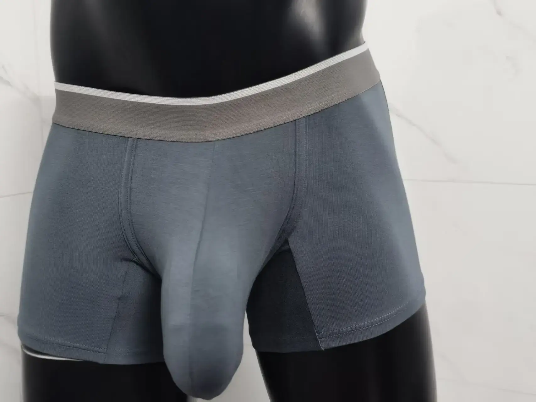 Slip boxer modali da uomo premium Intimo con custodia grande Rigonfiamento extra large che migliora il raffreddamento traspirante Boxer da uomo leggeri Mutandine — image 4