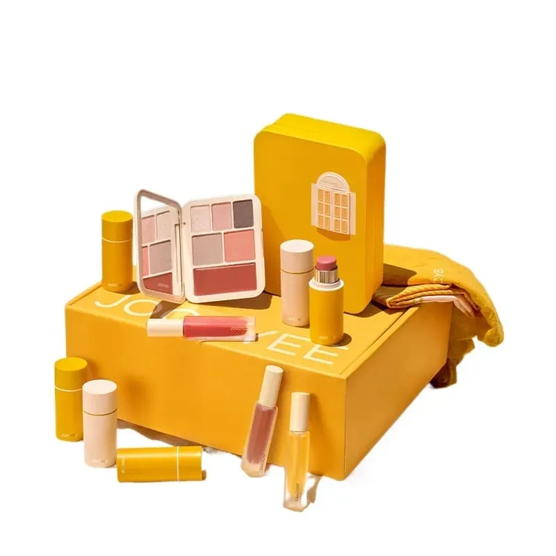 Summer Makeup Gift Set Lipstick Lip Glaze & Eyeshadow Palette Full Face Cosmetic Kit for Valentine‘s Day Gift Maquillage — image 2
