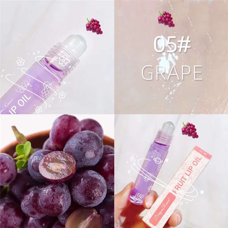 Fruit Lip Gloss Transparent Lip Oil Moisturizing Reducing Lip Lines Nourishes Lips Waterproof Long-lasting Liquid Lips Cosmetics — image 10