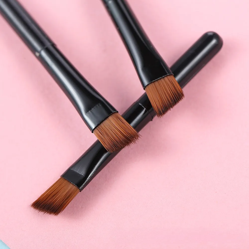 10PCS/Bag Mini Portable Dual Ended Eyebrow Brushes Practical Eyebrow Trimming Comb and Eyelash Beauty Tool For Women Wedding — image 4