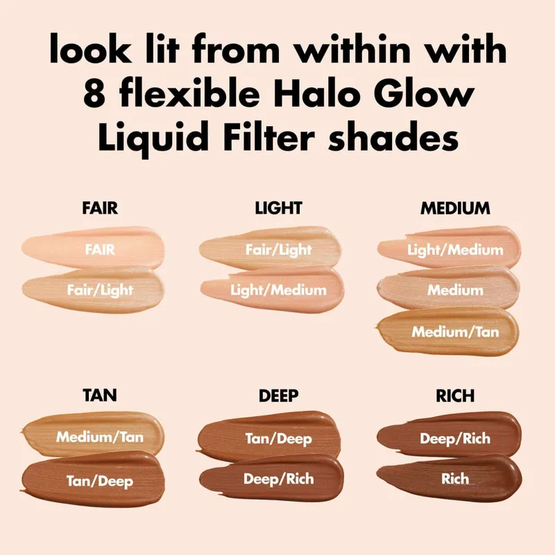 ELF Halo Glow Liquid Filter Liquid Foundation Complexion Looks Healthy and More Radiant Nature Suitable for Various Skin Types — image 6