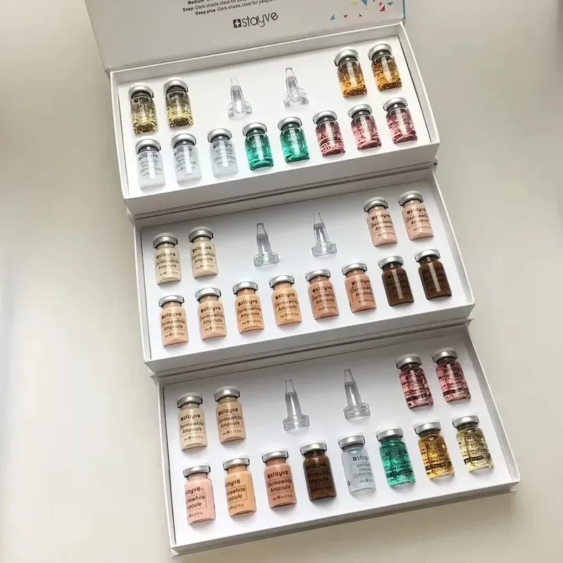 Salmon DNA/Peptide Korea Original Stayve 8ml Face BB Cream Glow Makeup Kit Hyaluronic Serum Ampoule Foundation Skin Care Beauty — image 6