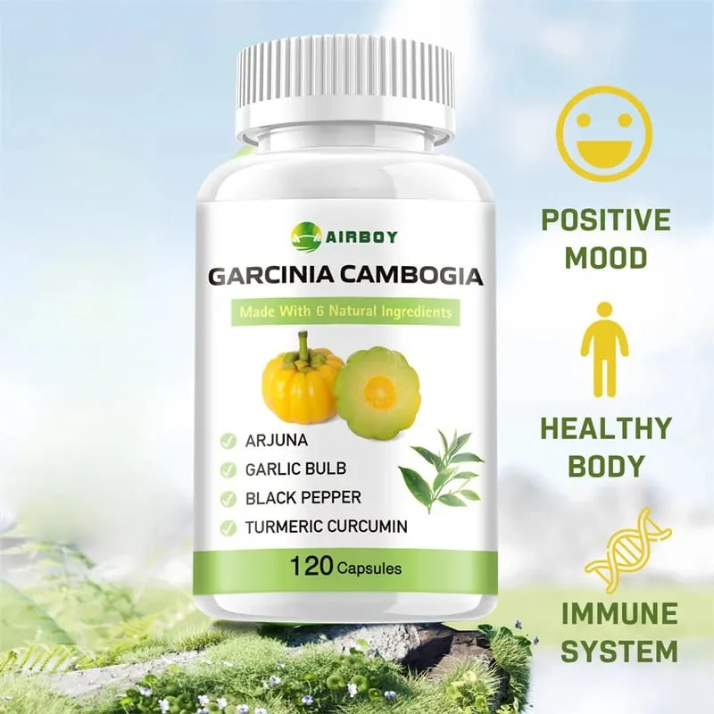 Garcinia Cambogia Kapsler - Fedtforbrænding Vægtstyring Appetitundertrykkelse Forøgelse af metabolisme — image 7