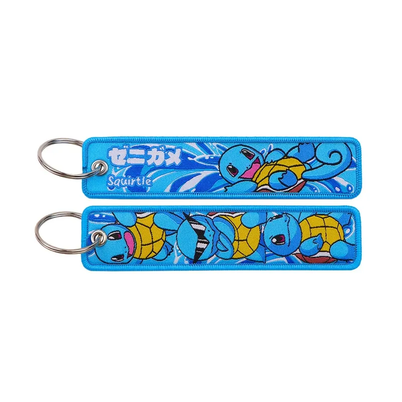 Japanese Anime Elf Monsters Keychain for Cars Backpack Key Holders Embroidery Keyrings Key Tag Jet Tag Accessories Gifts 1pcs — image 23