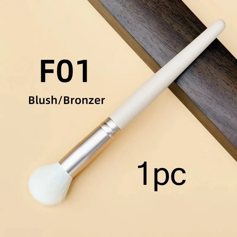 Blush Brush Bronzer Natural Goat Hair Pink Multifunctional Contour Foundation Makeup Brushes Beauty Tools — image 9