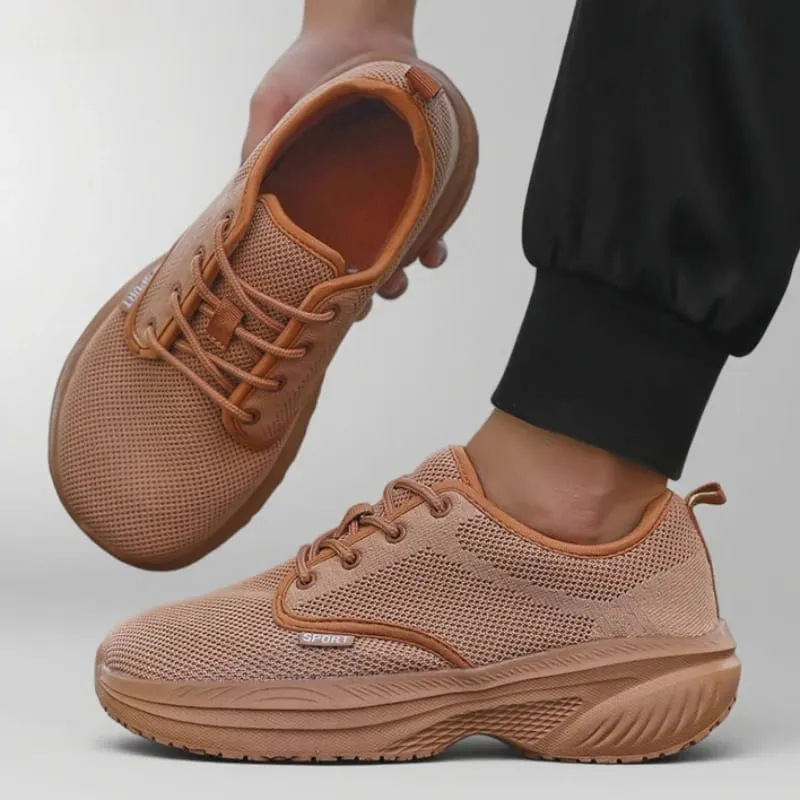 Men's Platform Wide Toe Shoes Big Toe Friendly Workout Footwear SustainableMemory Foam Insole Sneakers Breathable Travel Shoes — image 7