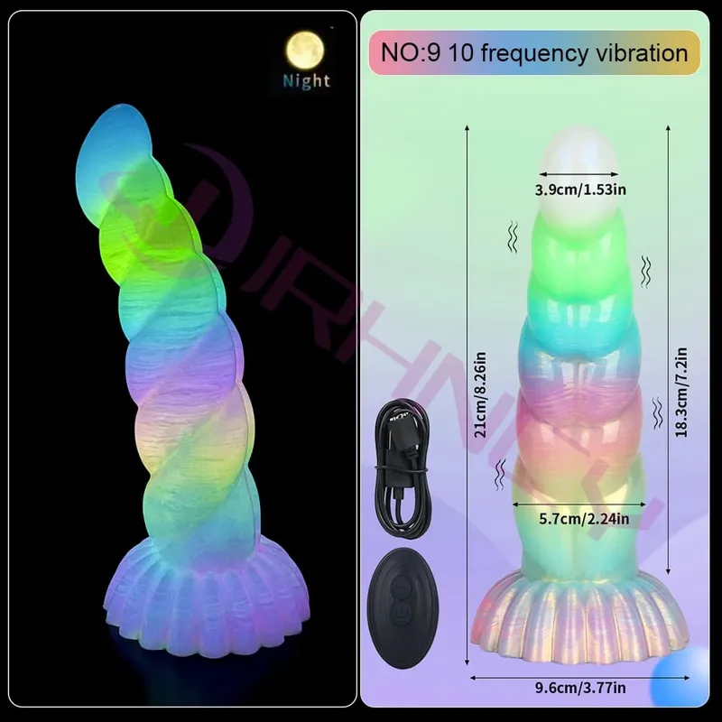 Vibratore Anal Dildo per Le Donne Masturbatore Consolador Silicone 10 Frequenza Vibrador Anal Plug 18+ G Spot Stimolatore Clitorideo — image 10