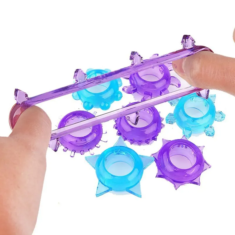 3/5PCS Cock Ring Delay Ejaculation Adult Toys For Men Dick Enlargement Silicone Penis Ring Male Sex Toys Stronger Erection 18+ — image 2