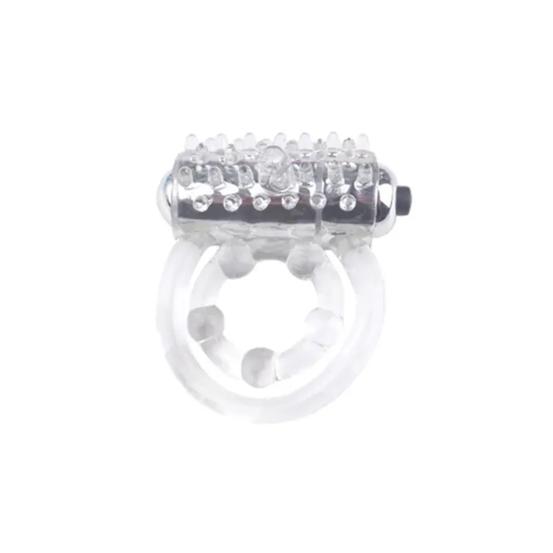 Lasting Vibrators Rings Double CockRing Delay Premature Ejaculation Penis Ball Loop 2 Locked Sex Toys Product for Men