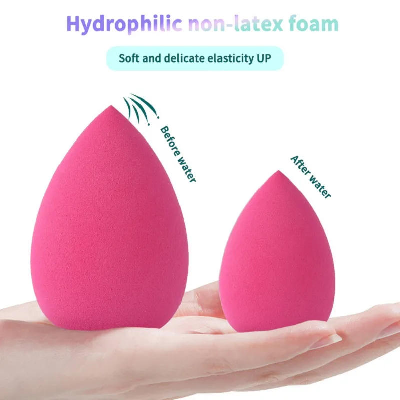 Makeup Sponge Cosmetic Puff Concealer Powder Blender Set Foundation Sponge Puff Wet Become Bigger Cosmetic Tool Make up Sponge — image 3