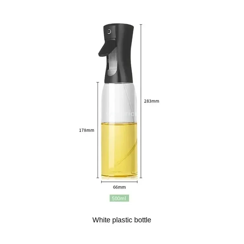 Press-type Oil Spray Bottle 200/300/500ML Kitchen Cooking Oil Sprayer Outdoor Barbecue Oil Spray Bottle Vinegar Soy Sauce — image 15