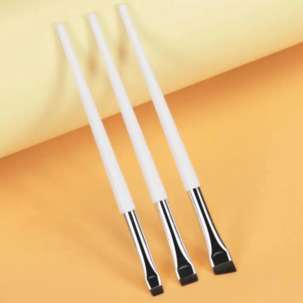Cosmetics Brush Make Up Tool Beginners Angled Fine Eyeliner Brushes Flat Eyebrow Brush Liner Brow Brush Blade Makeup Brushes — image 5