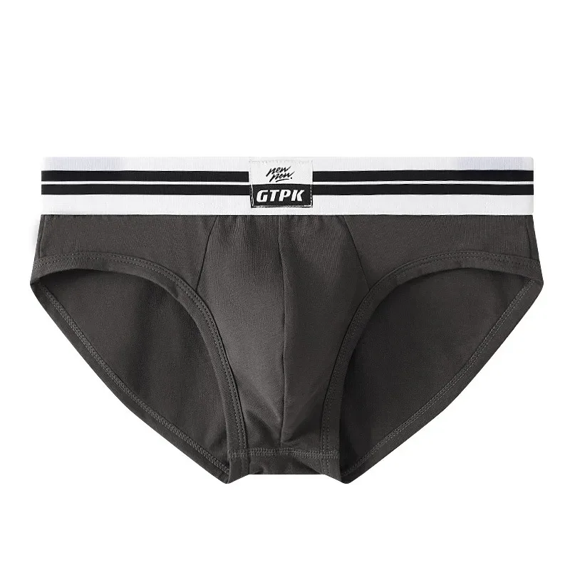 [Bloom the love] Jenama 3pcs Cotton Brief Men Underwear New Mens Briefs Cuecas Masculina Homme Man Boxershorts Saiz M-3XL E099-HR