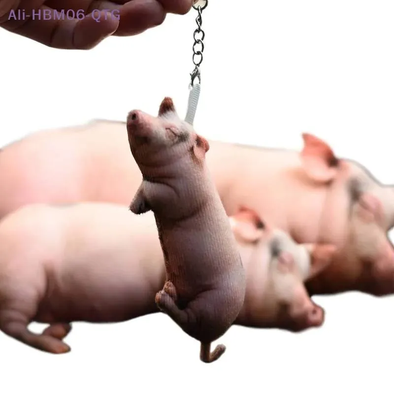 [Ny] Realistisk Sovesvin Plyslegetøj Bomuld Fyldt Naturtro Udskrivning Pig Dukke Hyggelig blød hjemmepynepude Kawaii Home Decor