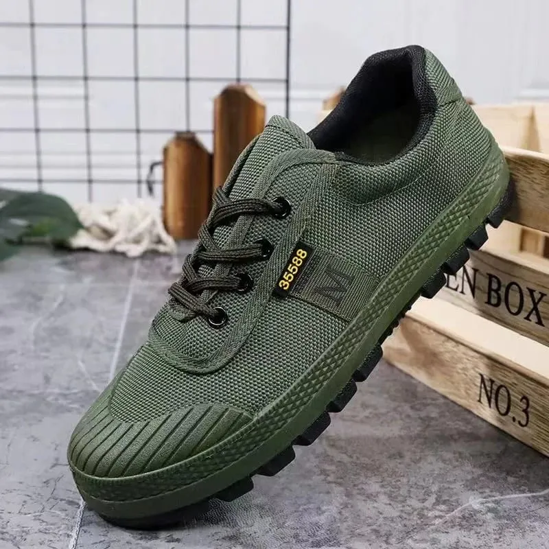 Men's Work Shoes Hiking Tactics Sneaker Trekking Shoe Man Breathable Comfortable Mountain Climbing Shoes Vulcanized Shoes — image 8