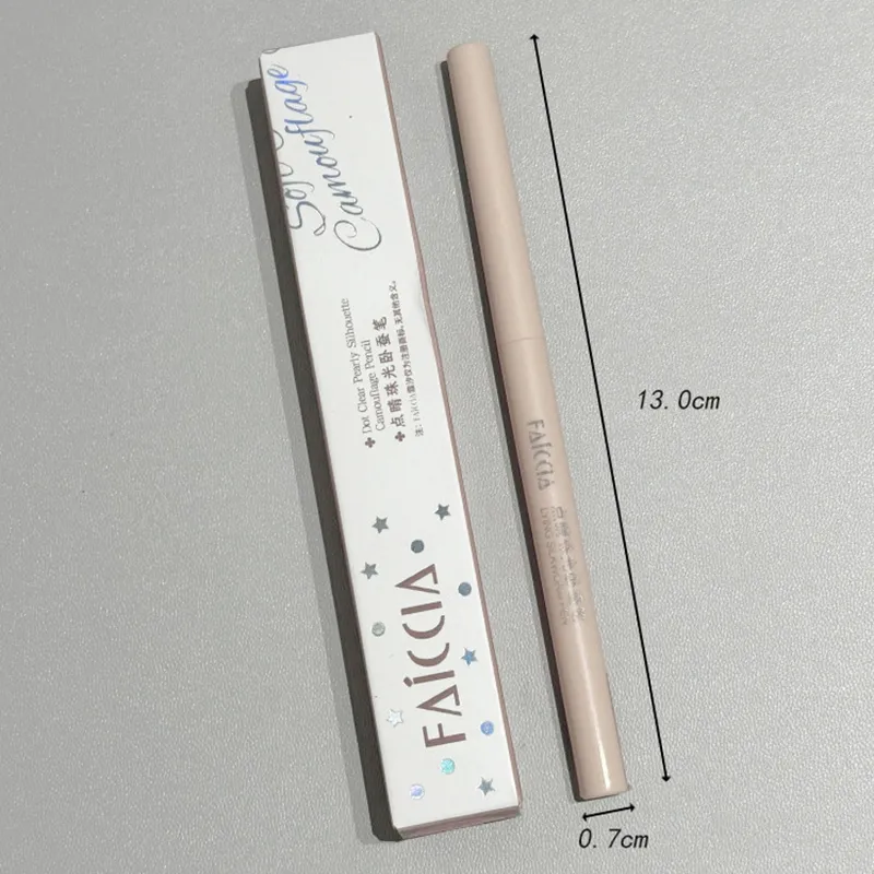 1PC Matte Pink Lying Silkworm Pen Natural Brightening Glitter Eye Shadow Pencil Smooth Quick Drying Eyes Beauty Makeup Cosmetics