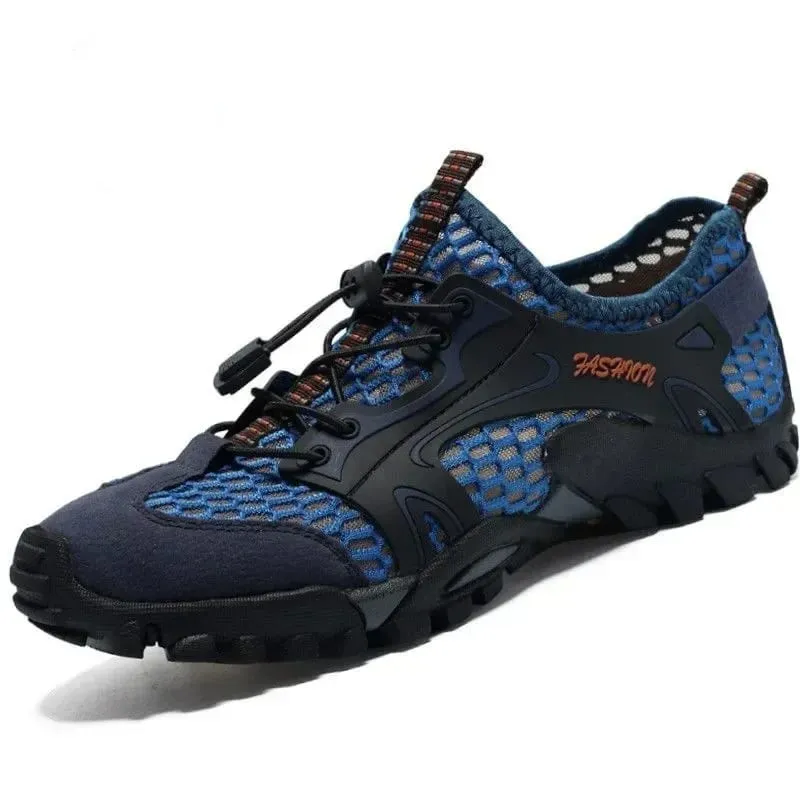 Men Sneakers Summer Wading Mesh Shoes Comfortable Slip on Outdoor Hiking Shoes Zapatos Hombre Casual Climbing Trekking Footwear — image 11