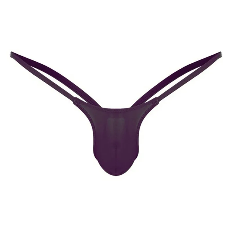 Ultra-thin Gay Men Thong G-string Seamless Men Jockstrap Micro T-back Underwear Male String Bikini Swimwear Pouch Underpant A50 — image 5