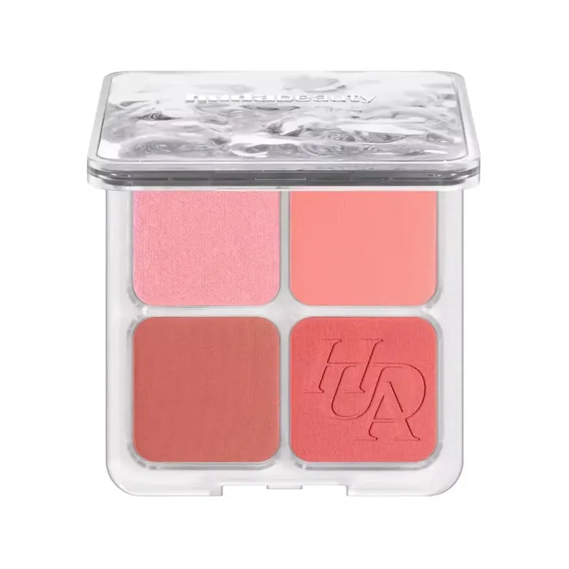 4-in-1 Glow Blush and Mario Brush Set Blush Filter Flush Eye Check Blush Palette Matte Shimmer Long Lasting Women Daily Cosmetic — image 7