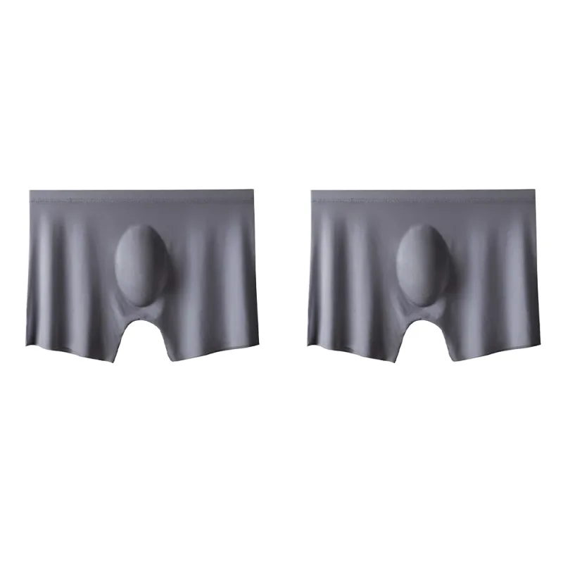 2Pc Men's Panties Ice Silk Underwear Men Underpants Boxers Seamless Man Ultra-thin Cool Breathable Boxer Shorts Male Boxershorts — image 28