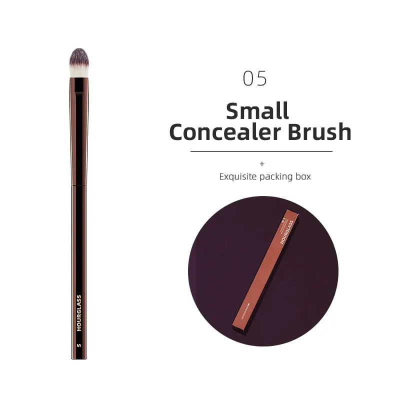 Hourglass Makeup Brushes Powder Foundation Concealer Blusher Bronzer Eye Shadow Eyebrow Eyeliner Sculpting Brush — image 16