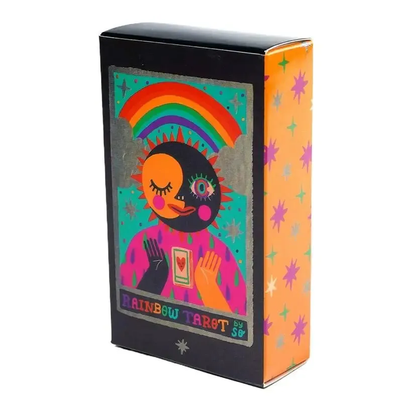 Rainbow Oracle Cards Tarot Decks For Beginners Learning Professionals Fortune Telling Cards Table Board Game Family Nights Gifts
