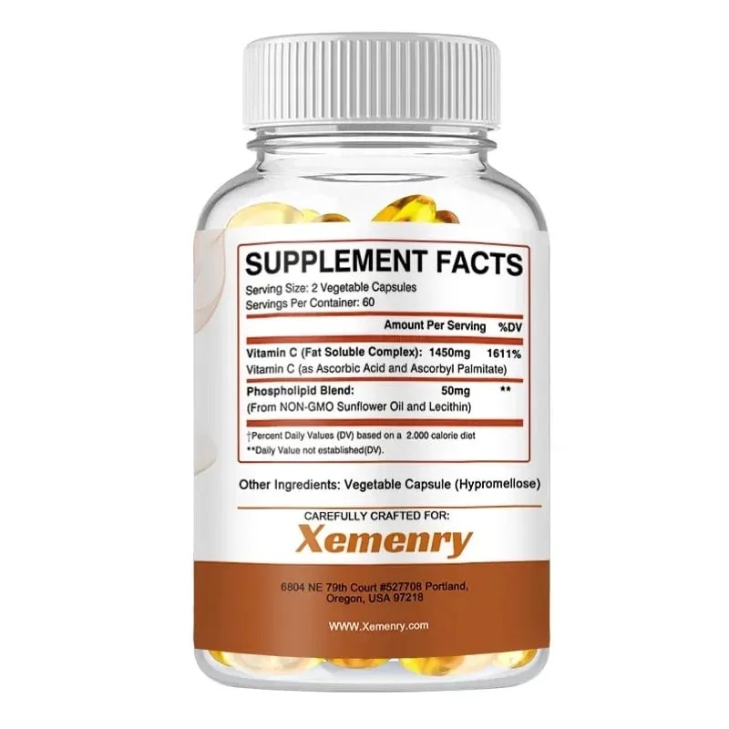 Liposomal Vitamin C - Supports Antioxidant and Nutrient Absorption Energy Supplement and Promotes Immune Health — image 2