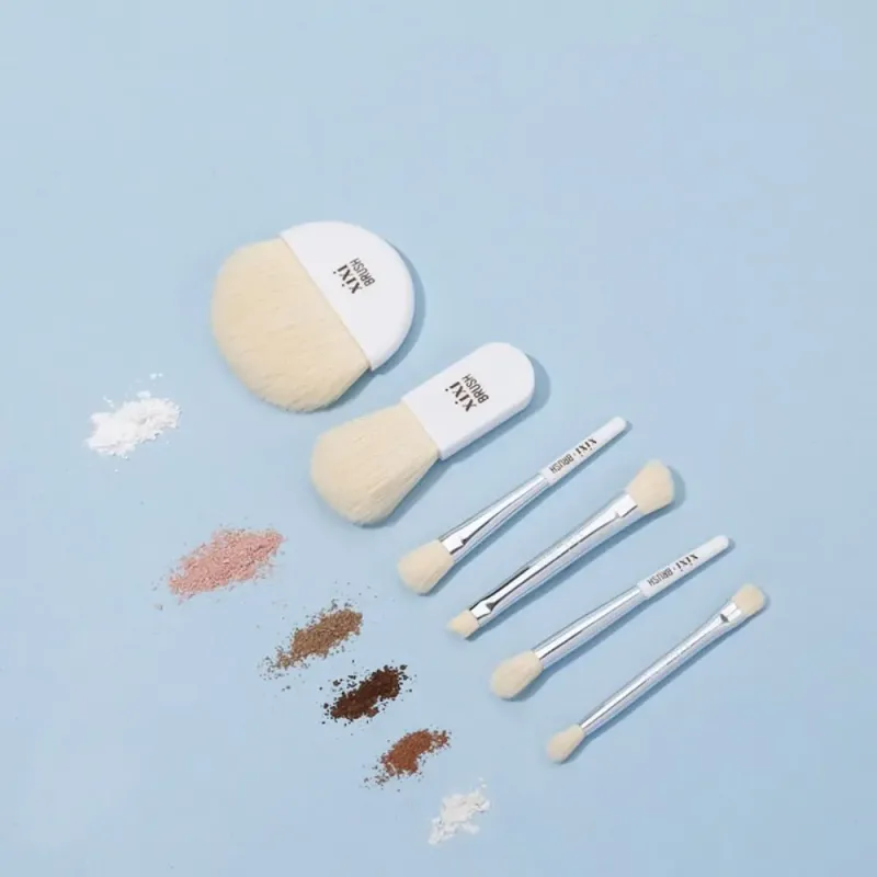 6Pcs Mini Makeup Brushes Set With Box Portable Soft Travel Concealer Brush Beauty Foundation Eye Shadow Tool Eyelash Brush — image 5