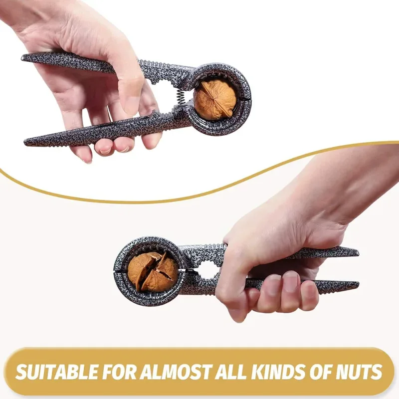 Pecan Nut Cracker Walnut Plier Opener Tool with Non-slip Handle — image 2