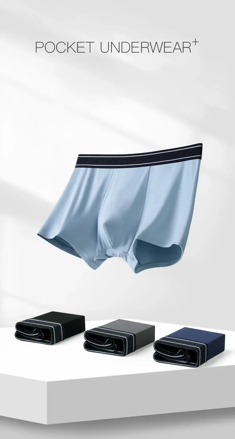 Mens Modal Boxer Shorts Seamless Seperation Bullet Pouch Soft Panties Large Size Breathable Underpants Comfortable Underwear — image 9