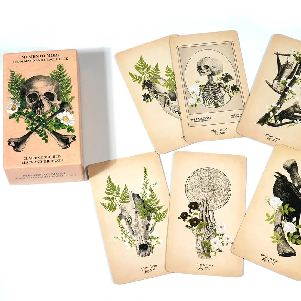Memento Mori Lenormand and Oracle Deck by Claire Goodchild Ideal for divination lovers gift for spiritual enthusiast — image 2
