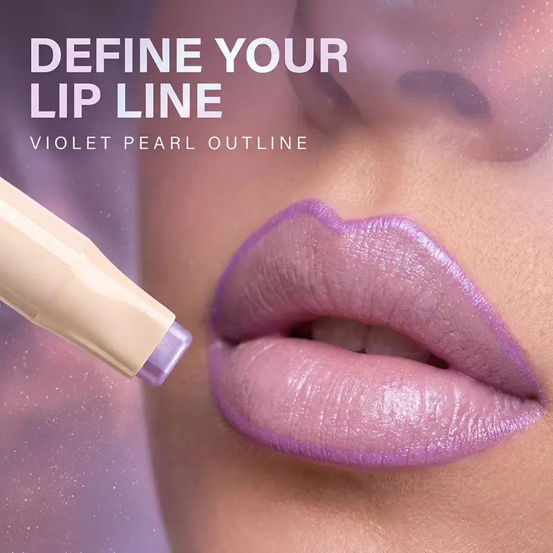 10 Colors Double Draw Lip Definer 2 In 1 Lip Liner Lip Gloss Silky Cream Texture Long Lasting Hydrating High Pigment Lip Makeup — image 2