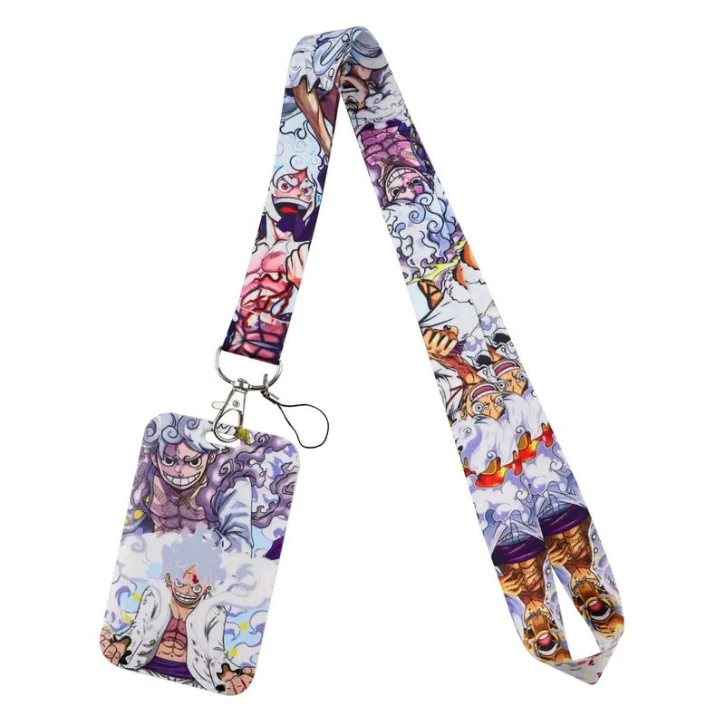 Zoro Lanyard Anime Pirate Card Holder Neck Strap for Key ID Card Phone Straps Badge Holder Keyrings Cosplay Accessories Gifts — image 4