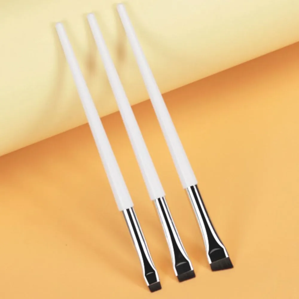 Up Tool Oblique Cosmetics Brush Beauty Blade Makeup Brushes Liner Brow Brush Angled Fine Eyeliner Brushes Flat Eyebrow Brush — image 2