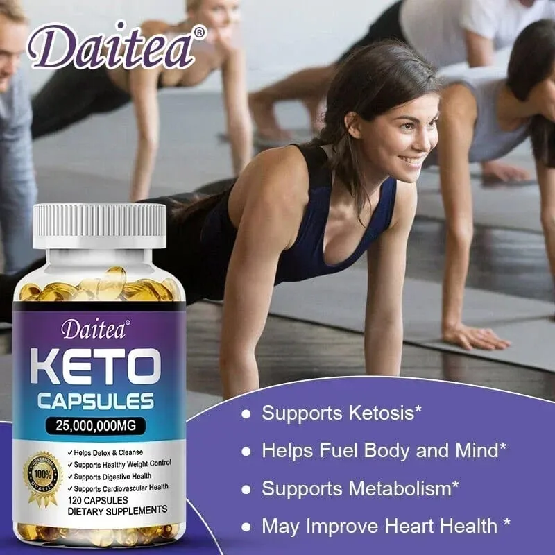 Keto Capsules - Weight & Fat Management Burn Belly Fat Detoxification Digestion Immunity - High Strength Ketone Supplement — image 3