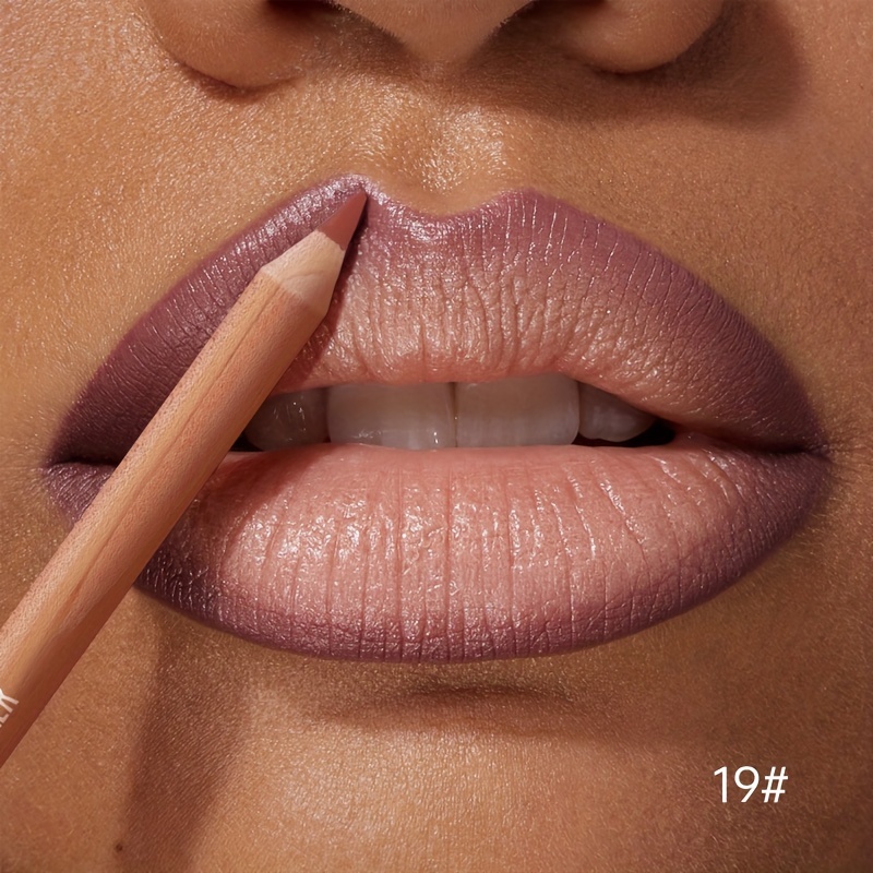 1pc Matte Lipstick & Liner Pen Waterproof Long-Lasting Non-Stick Berry Shades for All Skin Types Makeup Pencils for Women — image 10