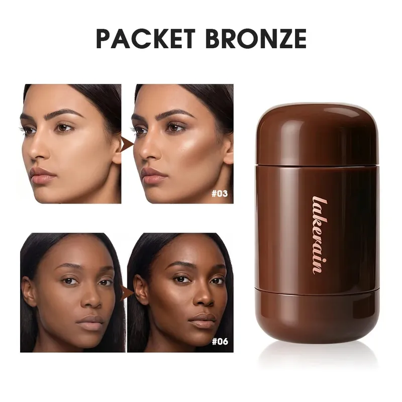 5pcs Face Makeup Set Bronzer Cream Contour Highlighter Blush Stick Transparent Tinted Moisturizing Lip Glaz Cosmetic For Women — image 2