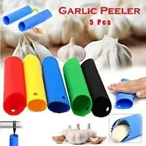 Practical Faster Silicone Garlic Peeler Upgrade Roll Tube Garlic Peels Garlic Cloves in Seconds Peeler Kitchen Tool Gift — image 9