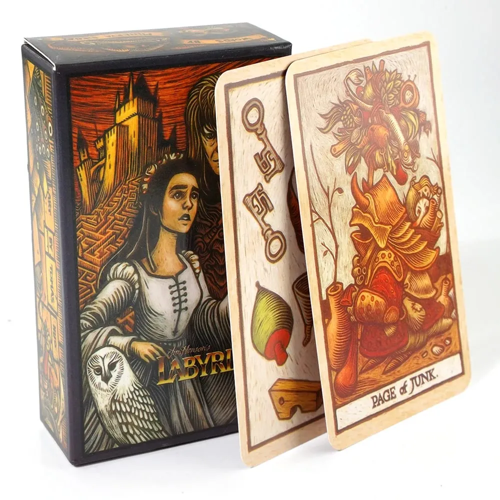 Labyrinth Card Deck Inspired by Movie Fantasy Adventure Mystical Theme Perfect for Collectors and Gift Giving