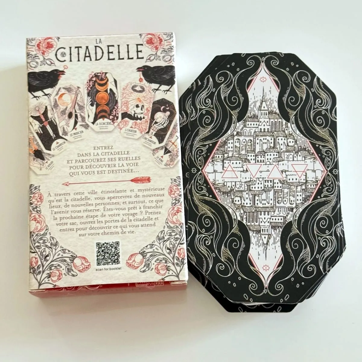 Citadel A Fantasy Oracle Deck ภาษาฝรั่งเศสคำไพ่ทาโรต์การ์ดความบันเทิงเกมสำหรับครอบครัว PARTY BOARD เกม Oracle การ์ด — image 6