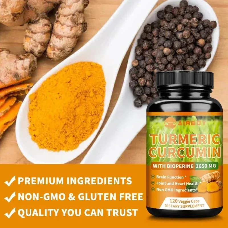 Turmeric Curcumin with Bioperine - Supports Arthritis Health Antioxidants Brain Cognition and Digestive Health — image 6